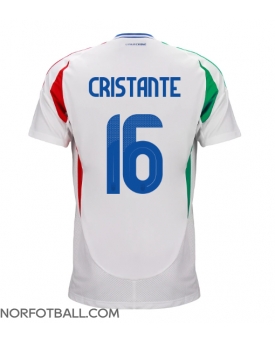 Billige Fotballdrakt Italia Bryan Cristante #16 Replika Bortedrakt EM 2024 Kortermet